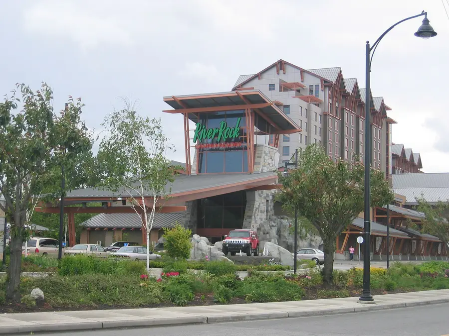 River Rock Casino Resort, the building seen from outside